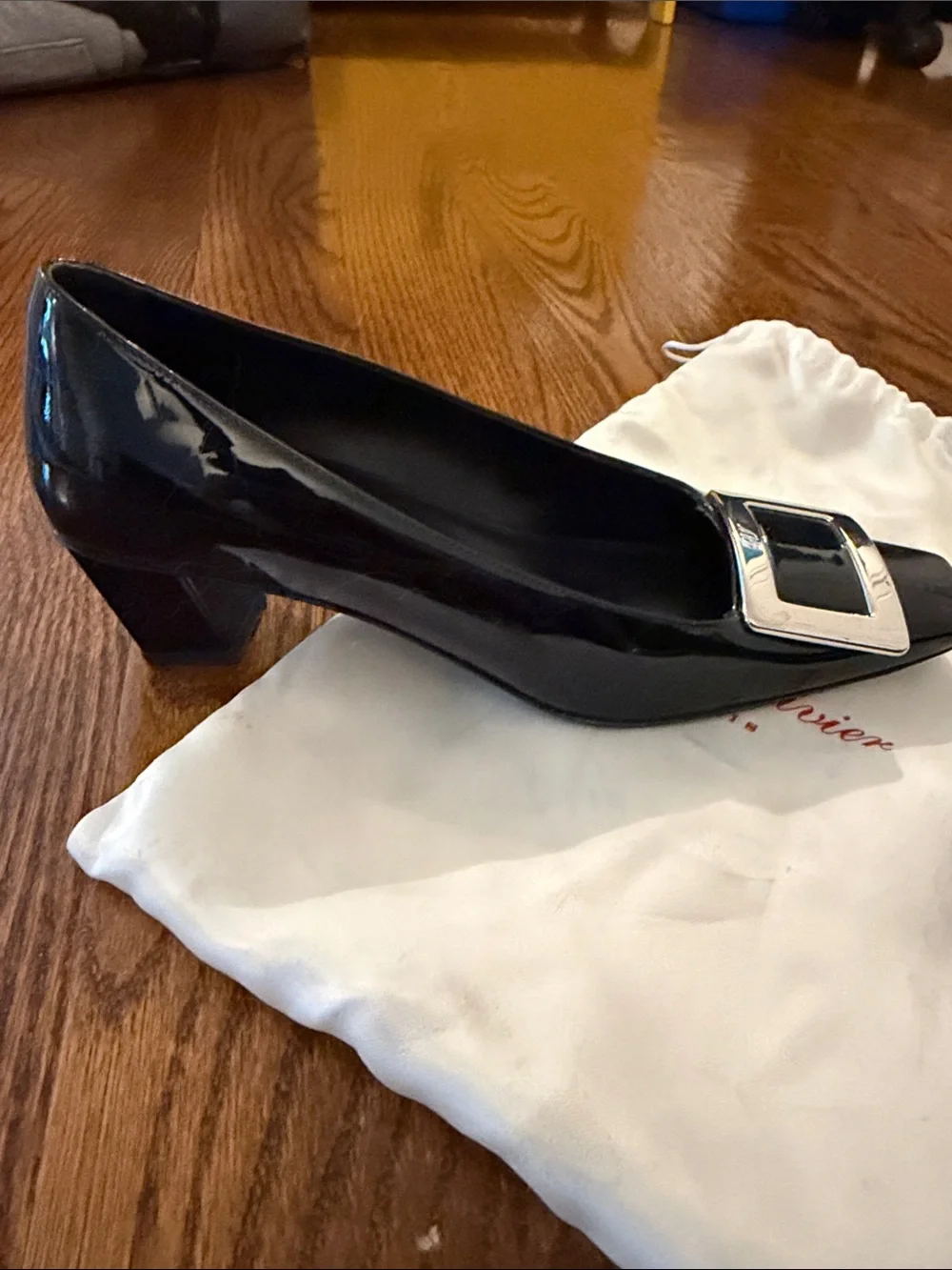 Roger Vivier patent pumps